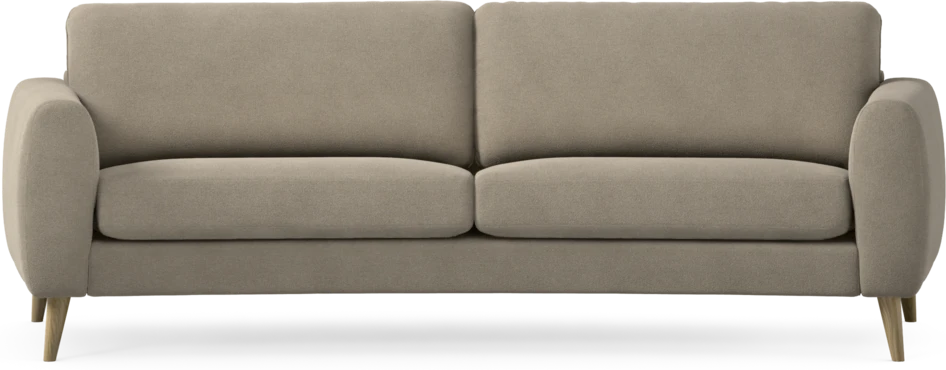 Bridge - 3-sits soffa svängd - Beige