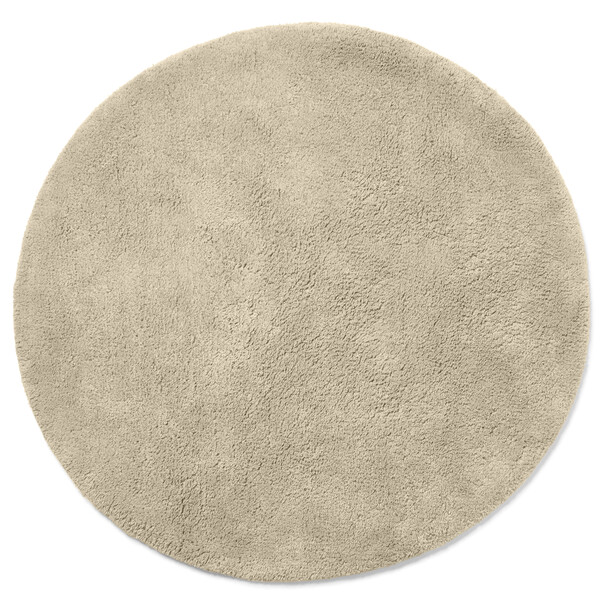 Soft - Badrumsmatta, Ø 90 cm - Beige