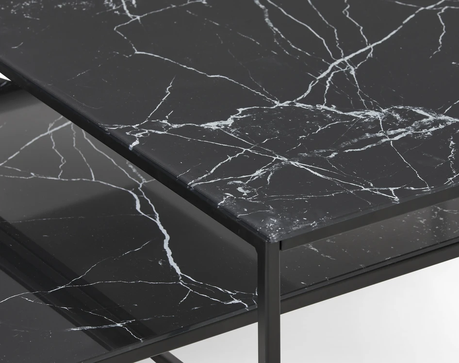 Fenix - Satsbord, L 55/70 cm - Svart