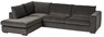Vida - 3-sits soffa med divan vänster - Grå