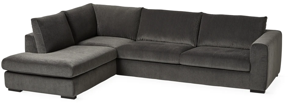 Vida - 3-sits soffa med divan vänster - Grå
