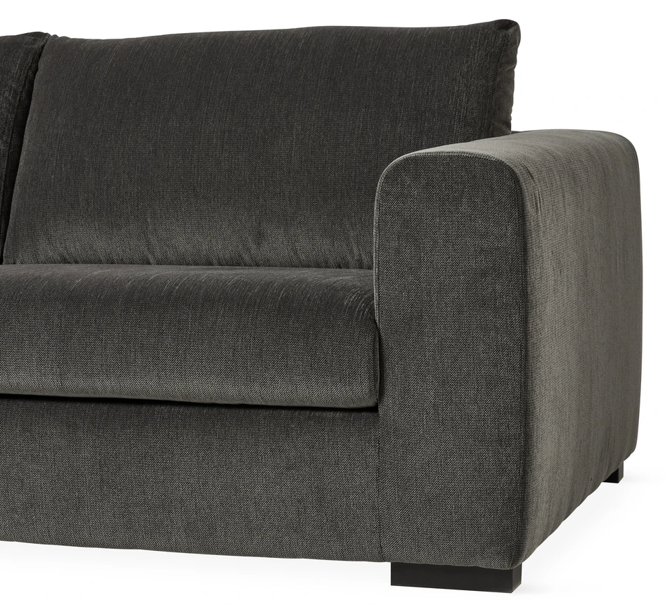Vida - 3-sits soffa med divan vänster - Grå