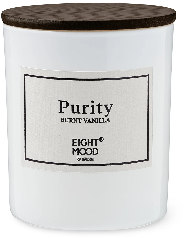 Purity - Doftljus, H 10,5 cm, brinntid 50 h - Beige