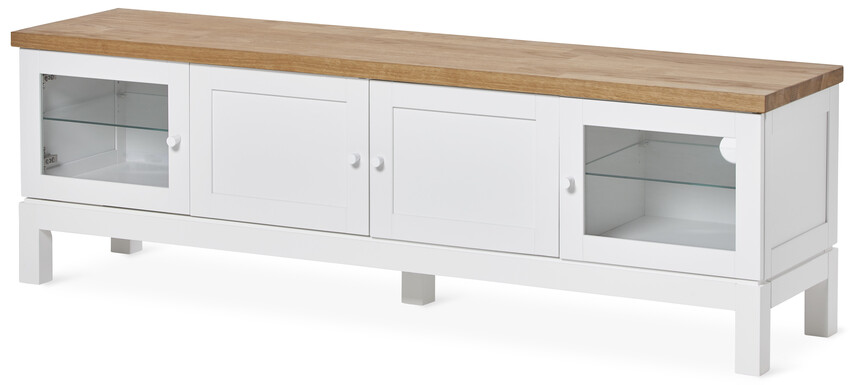 Karlshamn - Tv-bänk, B 160 cm - Vit