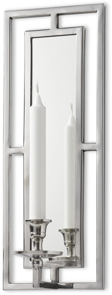 Alina - Väggljusstake, H 40 cm - Grå