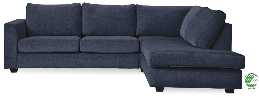 Everyday - 2,5-sits soffa med divan höger - Blå