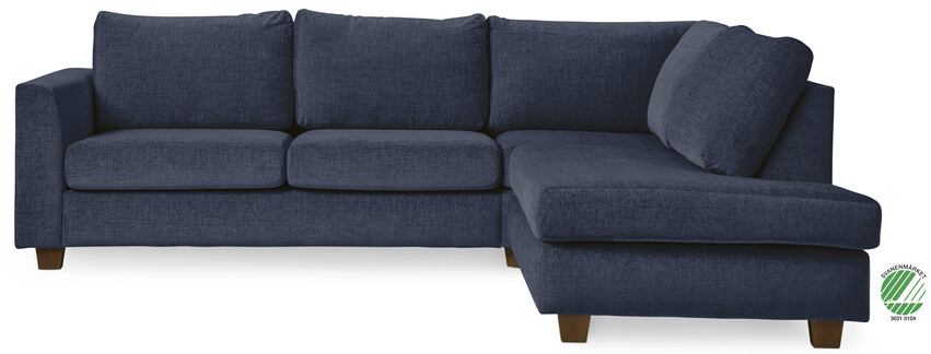 Everyday - 2,5-sits soffa med divan höger - Blå