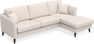 Eden - 2,5-sits soffa med schäslong - Beige