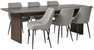 Ines - Matgrupp med 6 stolar Leon - Beige