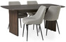 Cord - Matgrupp med 4 stolar Leon - Beige