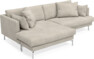 Harper - 4-sits med schäslong XL vänster - Beige