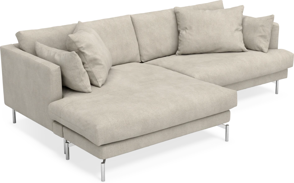 Harper - 4-sits med schäslong XL vänster - Beige