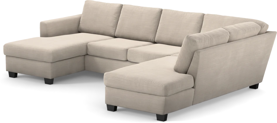 Friday - 3-sits soffa med schäslong vänster och divan höger - Beige