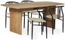 Cord - Matgrupp med 4 stolar Yngve - Beige