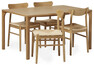 Vista - Matgrupp med 4 stolar Ida - Beige