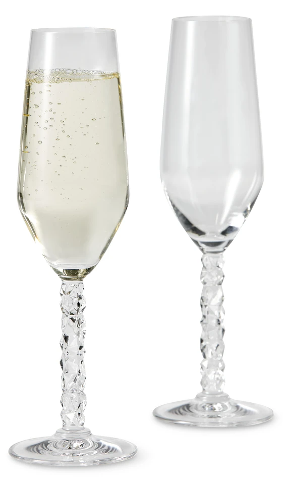 Carat - Champagneglas 2-pack, H 22,9 Ø 7 cm, 24 cl - Vit