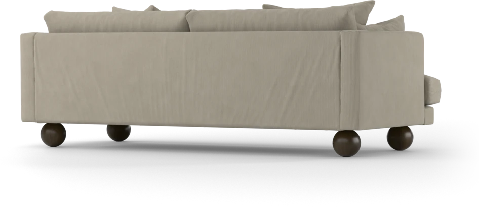 Harper - 3-sits soffa, hel dyna - Beige