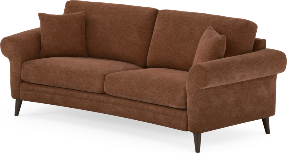 Eden - 2,5-sits soffa svängd - Orange