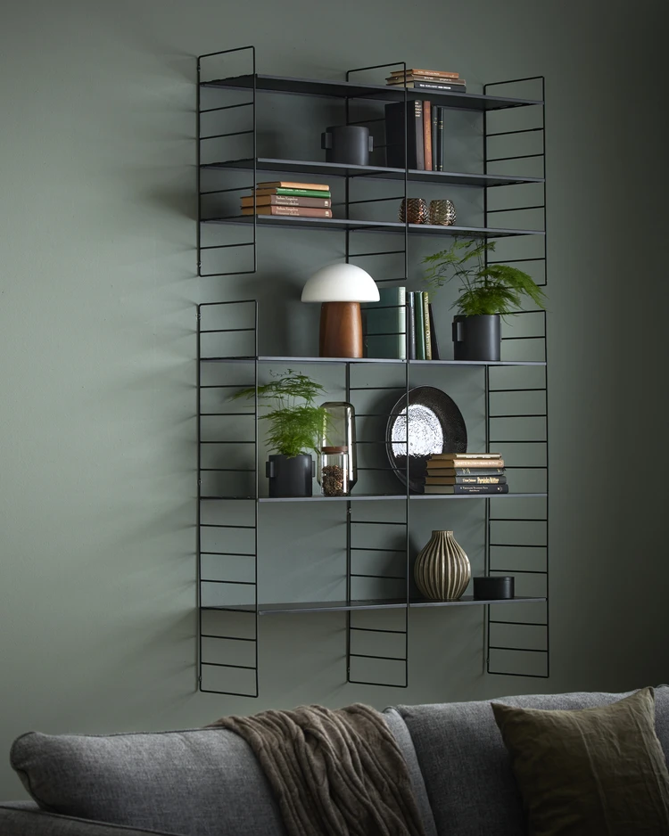 Wera - Konsol till vägghyllplan, D 18, H 121 cm - inspiration