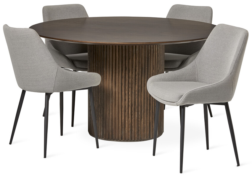 Cord - Matgrupp med 4 stolar Leon - Beige