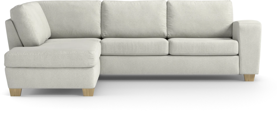 Friday - 2,5-sits soffa med divan vänster - Vit