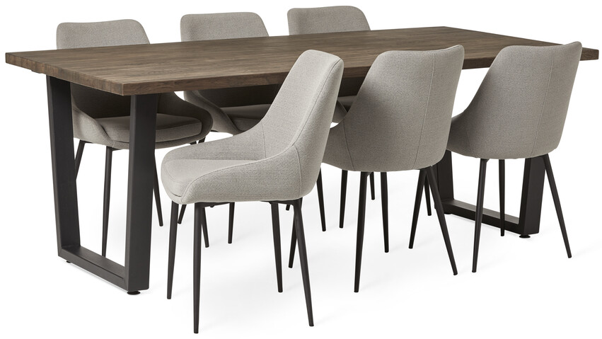 Chatham - Matgrupp med 6 stolar Leon - Beige