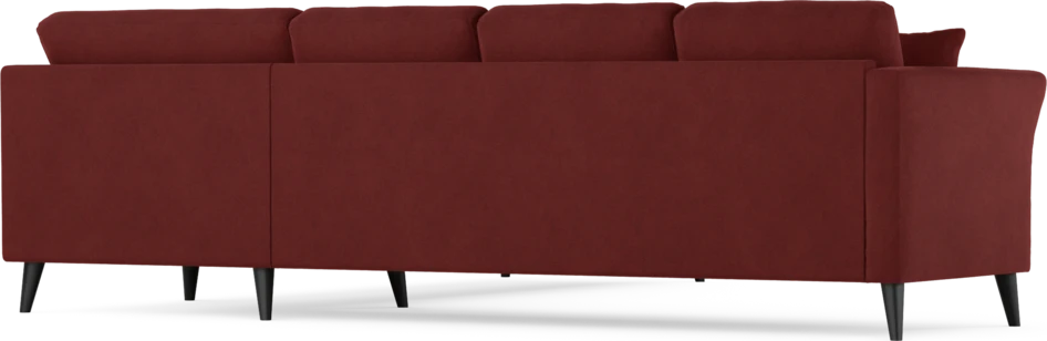 Eden - Hörnsoffa, 3+3-sits - Röd