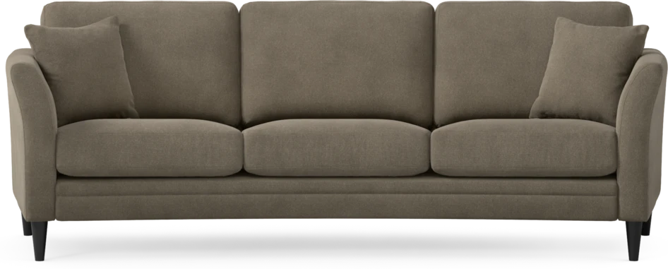 Eden - 3-sits soffa svängd - Beige