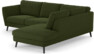 Madison - 2-sits soffa med divan höger - Grön