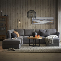 Öland - Bäddsoffa med schäslong vänster och divan höger - inspiration