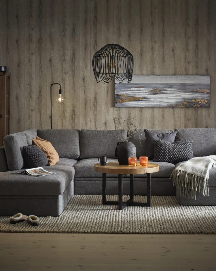 Öland - Bäddsoffa med schäslong vänster och divan höger - inspiration