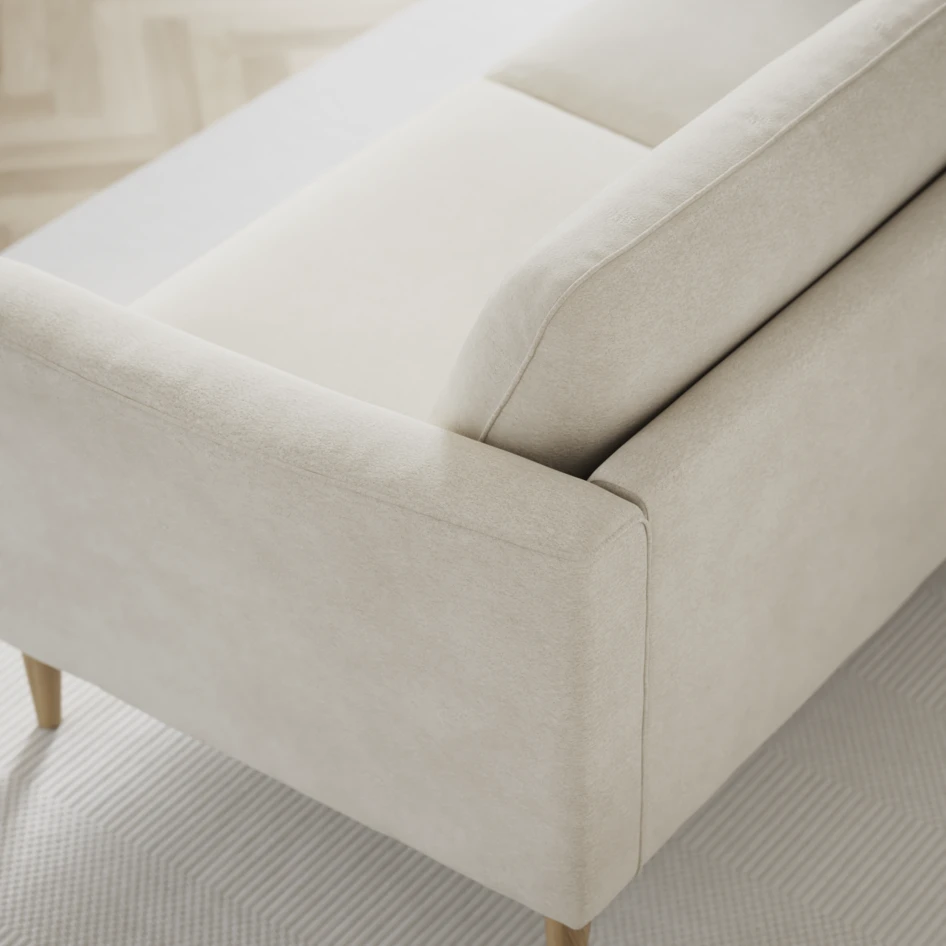 Bridge - 3-sits soffa - Vit