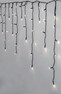 Crispy Ice - Ljusslinga, istapp, L 590 cm - Svart