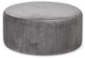 Lovis - Puff, Ø 75 cm - Grå