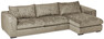 Vida Plus - 3-sits soffa med schäslong höger - Brun