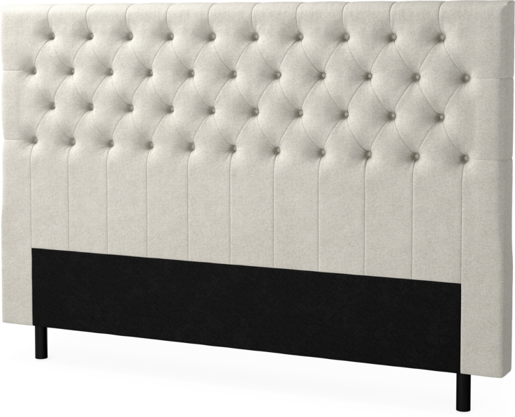 Delux Pikerad XL - Sänggavel, 90-210 cm - Beige