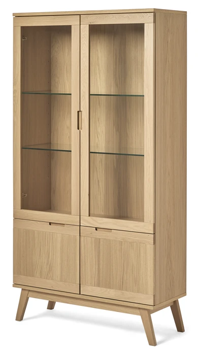 Vilgot, Vitrinskåp, 94x38x180 cm