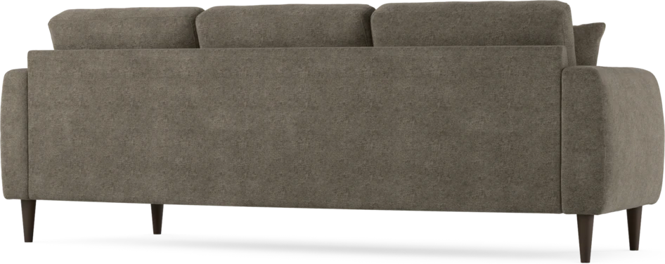Eden - 3-sits soffa svängd - Brun