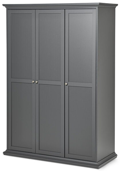 Elverum - Garderob, B 139 cm - Grå