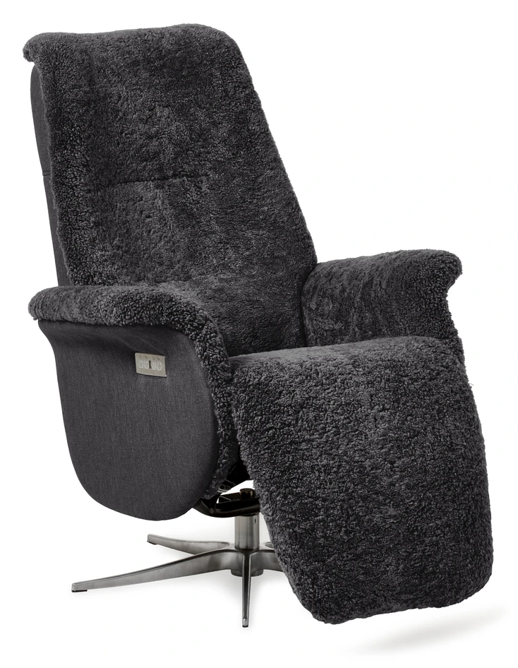 Ullrik - Recliner med el-funktion - Grå
