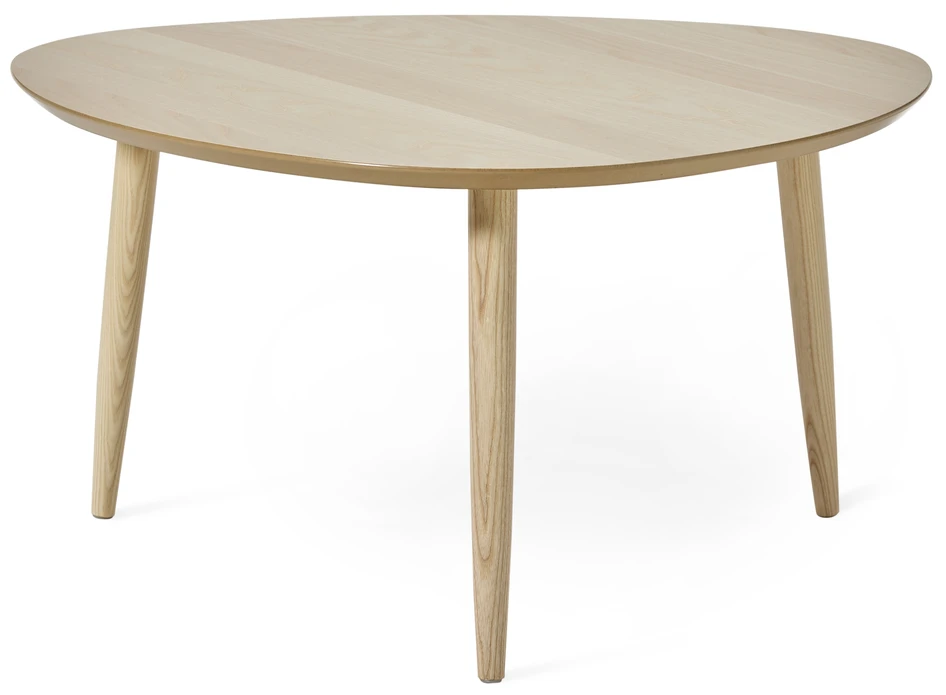 Anne - Soffbord, 90x90x48 cm - Gul