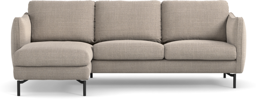 Madison Lux - 2-sits soffa med schäslong vänster - Beige
