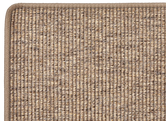Chuck, Måttbeställd matta natur, langetterad kant. Pris/Kvm