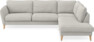 Bridge - 3-sits soffa med divan höger - Grå