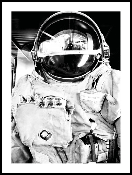 Astronaut - Poster - Svart