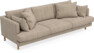 Harper - 4-sits soffa - Brun