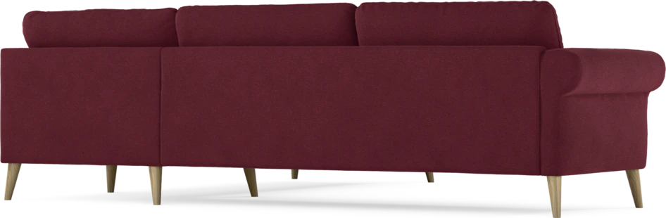 Bridge - Hörnsoffa, 3+2-sits - Röd