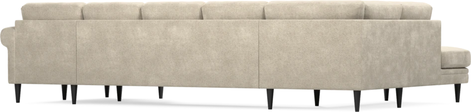 Eden - 3-sits soffa med divan vänster och schäslong höger - Beige