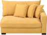 Rossi - 2-sits med armstöd höger - Gul