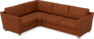 Friday - Hörnsoffa, 1,5+2,5-sits - Orange